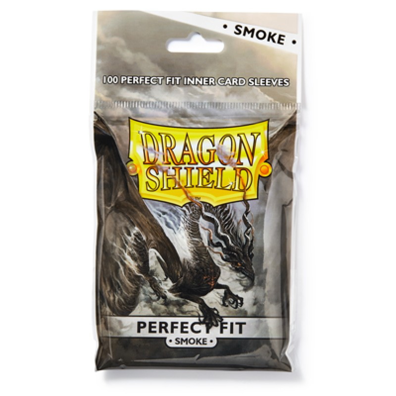 Dragon Shield Perfect Fit Inner Card Sleeves Smoke 100/Pack